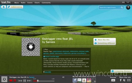 Microsoft  Last FM       Internet Explorer 9