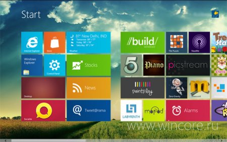 Metro theme with full BG      Windows 8 Developer Preview