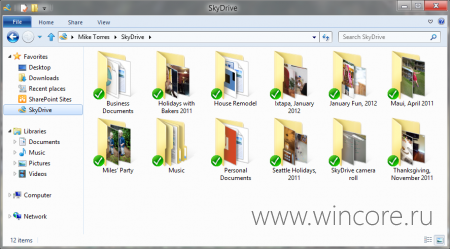 Microsoft    Windows 8    SkyDrive