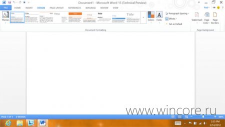       Microsoft Office 15 Technical Preview