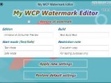 My WCP Watermark Editor       Windows 8 CP