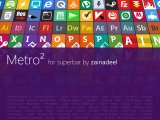Metro2 for Superbar — набор иконок в метро-стиле для панели задач