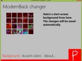 ModernBack Changer — заменяем фоновое изображение начального экрана Windows 8