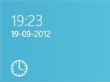 Clock Tile — текущее время и дата на плитке начального экрана