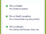 Taskbar Pinner — закрепляем любые файлы и папки на панели задач