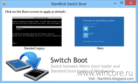 Windows 8 Switch Boot        