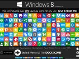 Metro UI Dock Icon Set — набор из 678 иконок для начального экрана