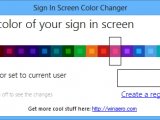 Sign In Screen Color Changer — изменяем цвет экрана входа в систему