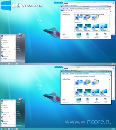 Windows 7 Vs      Aero