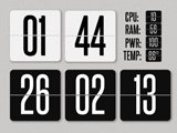 Super Flip Clock      XWidget