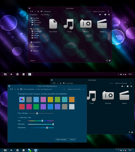 Chameleon — порт популярной темы для Windows 8