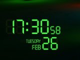 Liquid Crystal Clock — электронные часы с подсветкой для XWidget