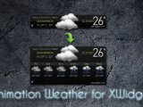 Animation Weather — анимированный виджет погоды для XWidget