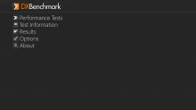 DXBenchmark       Windows 8  Windows RT