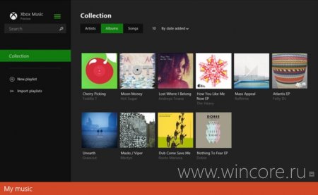 :  Windows   Xbox Music  Windows 8.1