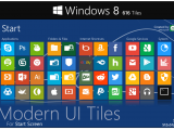 Modern UI Tiles Icon Set — набор из 616 иконок для начального экрана