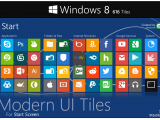 Modern UI Tiles Icon Set    616    