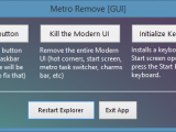 MetroRemove — отключаем кнопку «Пуск» в Windows 8.1