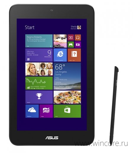 ASUS VivoTab Note 8 — компактный планшет с Windows 8.1 и пером Wacom