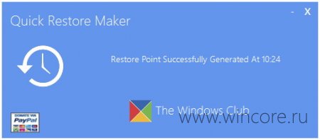 Quick Restore Maker       