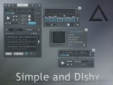 Simple and DIshy — симпатичная обложка для проигрывателя AIMP 3