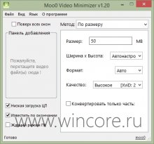 Moo0 Video Minimizer     