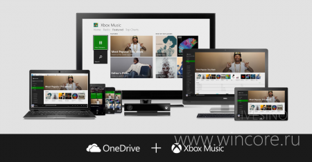 Microsoft  OneDrive  Xbox Music