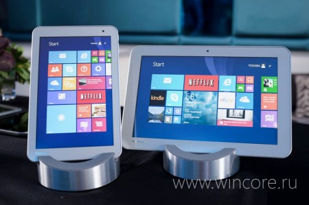 Toshiba представила новое поколение планшетов Encore 2 на базе Windows 8.1