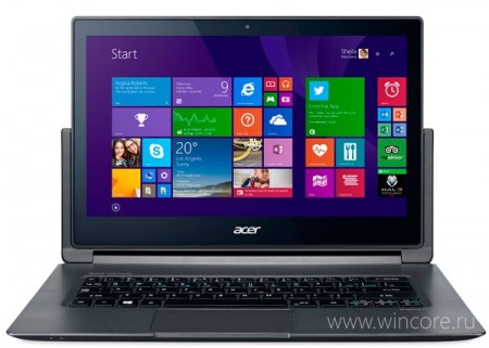 Acer Aspire R13 — гибридный ноутбук с WQHD-экраном и Windows 8.1