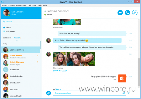 Microsoft  Skype      