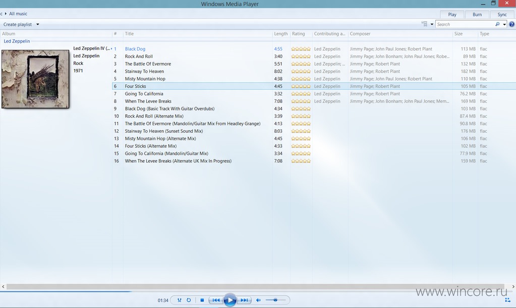 Flac   Windows Media Player -  5