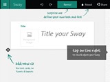 Приложение Sway теперь доступно всем желающим