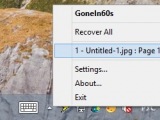 GoneIn60s — легко открываем случайно закрытые программы