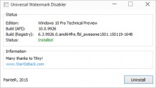 Universal Watermark Disabler        Windows 8.1  10