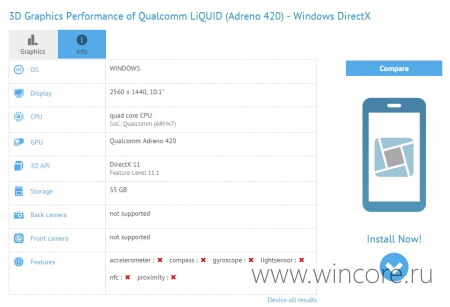   GFXBench    ARM-  Windows