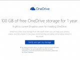 Micrososoft  100   OneDrive   Dropbox