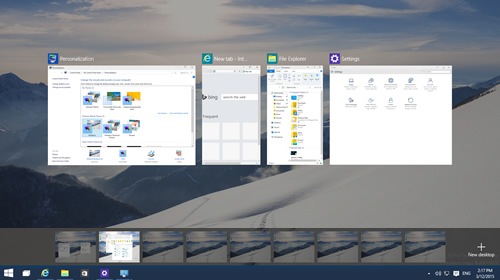 Видео: обновлённые OOBE и TaskView одной из новейших сборок Windows 10
