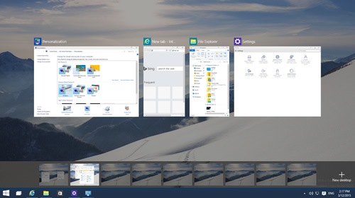 :  OOBE  TaskView     Windows 10