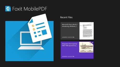 Foxit Mobile PDF — мобильное приложение для просмотра PDF-документов