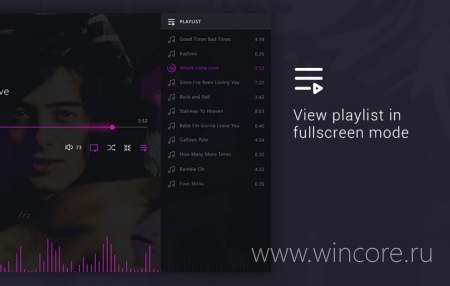 Интересный концепт редизайна приложения Xbox Music