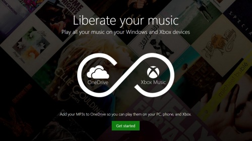 Microsoft запустила музыкальное хранилище для OneDrive