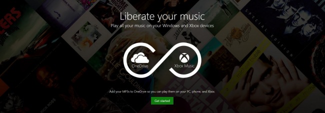 Microsoft запустила музыкальное хранилище для OneDrive