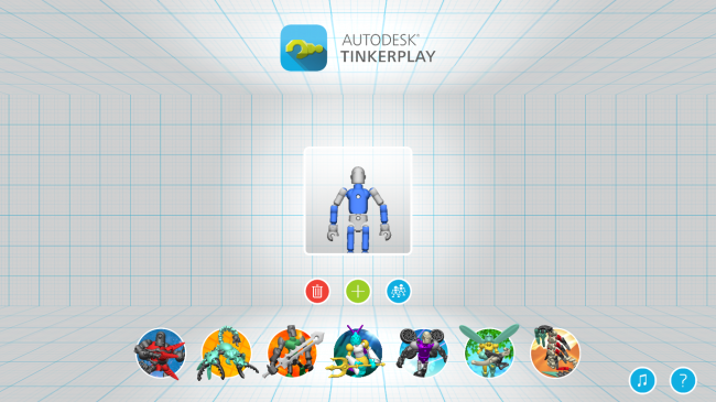 Autodesk Tinkerplay — приложение для создания и печати забавных трёхмерных моделей