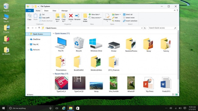 В финальной версии Windows 10 иконки станут заметно лучше