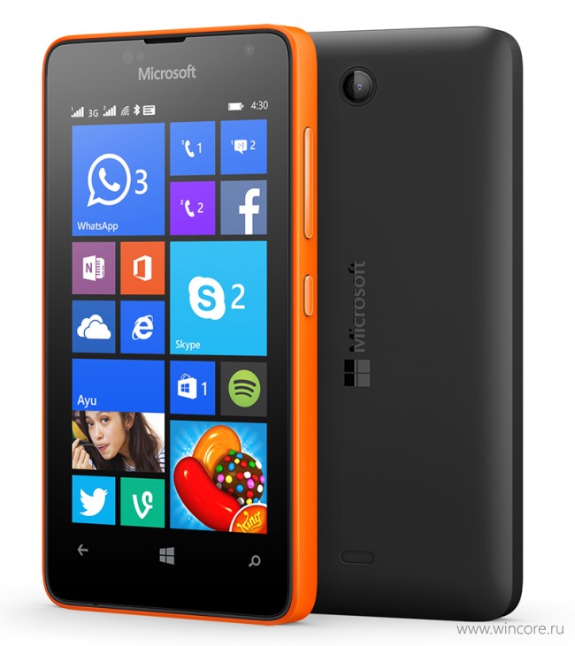 Microsoft Lumia 430 Dual SIM — доступный двухсимочный смартфон