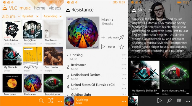   VLC  Windows Phone