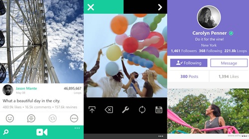    Vine  Windows Phone