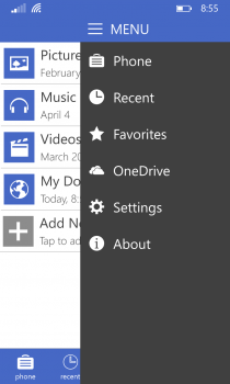 Briefcase — легковесный файловый менеджер для Windows Phone 8.1
