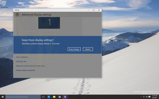 Windows 10 Technical Preview 10056: первые скриншоты и подробности