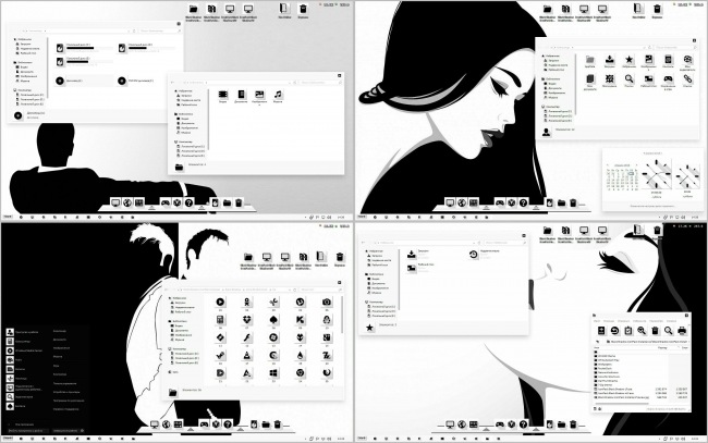 Black Shadow — набор иконок с инсталлятором для Windows 8.1 и 10
